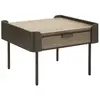 Mauro Ferretti - Table basse toronto gris/brun - 60x60x41 cm T.U