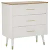 MAURO FERRETTI Commode en bois 3 tiroirs matera 78 x 37 x 80 cm