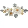 MAURO FERRETTI Panneau décoratif 3d fleurs en métal multicolores 134,6x7,6x69,9 cm