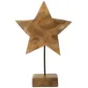 Mauro Ferretti Sculpture en bois marron 28x12x42 cm