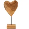 Mauro Ferretti Sculpture en bois marron 20x12x37 cm