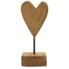 Mauro Ferretti Sculpture en bois marron 10x10x25 cm