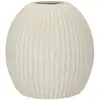 Vase en magnésium couleur crème ø 36,5x38 cm 0421550002
