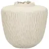 Vase en magnésium couleur crème ø 35x32,5 cm 0421570003