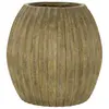 Vase en magnésium, couleur vert sale, ø 32x32,5 cm 0421580002
