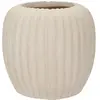 Vase en magnésium couleur crème ø 26,5x26 cm 0421560002