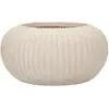 Vase en magnésium couleur crème ø 35x18 cm 0421560003
