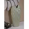 Vase en céramique vert cm 22x10x39 0421410003