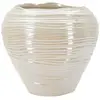 Vase en céramique couleur perle ø 27x24 cm 0421430001
