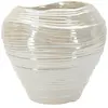 Vase en céramique couleur perle ø 22x20 cm 0421430003
