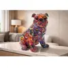 Objet décoratif Mauro Ferretti Bull Dog Psyco 21,5x15,5x21 cm