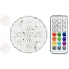 Base led submersible Ø8,5cm LED RGB IP68 avec télécommande Lotti