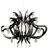 SLAMP lampe à suspension LILLIBET (Noir - Cristalflex® - Opalflex®)