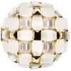 SLAMP lampe murale applique ou lampe de plafond plafonnier MIDA (White Gold - Lentiflex® / Opalflex®)