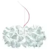 Slamp Clizia Lampe Suspension Mama non Mama, Blanc Câble Rouge