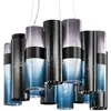 Slamp La Lollo Medium suspension bleue/fumée