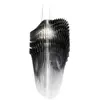 SLAMP lampe à suspension AVIA XL (Black fade - Cristalflex® / Lentifle...
