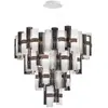SLAMP lampe à suspension LA LOLLONA 4 (Pewter / White - Cristalflex® /...