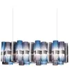 Suspension LED Slamp La Lollo, bleu/violet, 100 cm