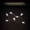 Slamp Tulip 7 suspension LED prisme/laiton ang
