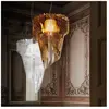 SLAMP lampe à suspension ARIA GOLD (Large - Lentiflex ® / Cristalflex ®)