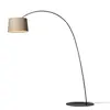 Foscarini TWIGGY WOOD-Lampadaire Arc LED avec Variateur H215cm Violet