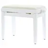PB010WHS Banquette piano White Mate Quik Lok