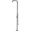 Sined Colonne de douche extérieur intérieur piscine jardin acier double mitigeur douchette Chia