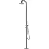 Sined Douche extérieure jardin piscine acier double mitigeur douchette Pula