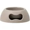 United Pets Mangeoire pour chiens Pappy Gris polypropylène (Ø 18 cm) TU