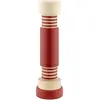 Alessi - Moulin à sel et poivre Twergi - Rouge - Hêtre massif peint - Designer Ettore Sottsass