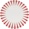 Alessi - Plat à panettone Delight - Rouge - Porcelaine - Designer Nika...