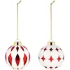 Alessi - Boule de Noël Delight - Rouge - Verre soufflé - Designer Nika...