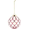 Alessi - Boule de Noël Delight - Rouge - Verre soufflé - Designer Nika...
