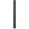 Lampadaire syste'me sphe're 60 mm en re'sine antichoc noire cm 100 h p...