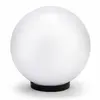 VELAMP Sphère d'extérieur en PMMA, 200mm, E27, blanche