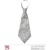 Cravate - WIDMANN - Large - Argentée - Paillettes - Mixte