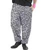 Widmann Pantalon baggy zèbre années 80 - Homme