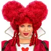 Perruque baroque rouge