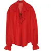 Generik Chemise de pirate - WIDMANN - Rouge - Taille XL (56)
