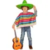 WIDMANN MILANO PARTY FASHION - Costume enfant Mexicain, poncho, Carnaval, Fête à thème, 75 CM
