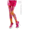 Aptafêtes Collants - WIDMANN - Flower Power Roses - Rose - Multicolore - Femme