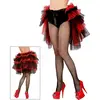Vegaoo Tutu Burlesque Avec Dentelle Noire Et Rouge