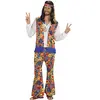 Generik Déguisement Hippie Fils des fleurs