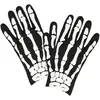 Gants Squelette enfant - WIDMANN - Halloween Carnaval - Multicolore Noir - Accessoires