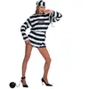 W WIDMANN MILANO Party Fashion - Costume Détenu, Robe, Ceinture, Knasti, Prisonnier, Détenu, Costumes de Carnaval