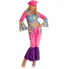 Déguisement hippie femme - WIDMANN - Taille 36/38 - Rose
