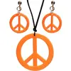 Widmann 53284 Parure de Bijoux Hippie, Collier et Boucles d'oreilles, ...