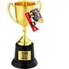 Widmann Trophée-coupe pvc rigide doré personnalisable - 21 x 11 cm