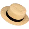 Chapeau canotier paille Maurice Chevalier - WIDMANN - Adulte - Blanc - Extérieur